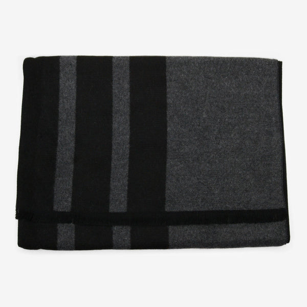 Bufanda de rayas grises y negras - DiversoMen