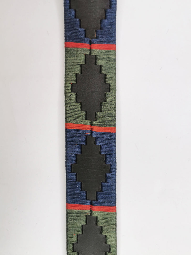 Ceinture argentine bleue et verte