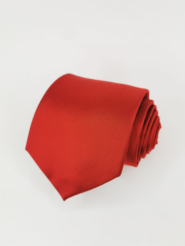 Corbata lisa roja - DiversoMen