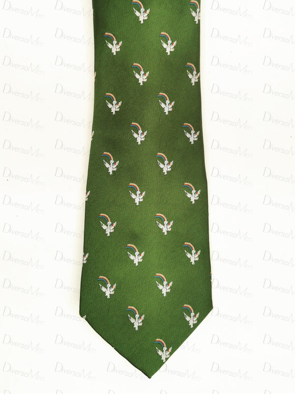 Corbata Verde Oliva Curro Expo92 Corbatas