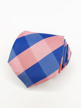 Corbata de cuadros azul y rosa - DiversoMen