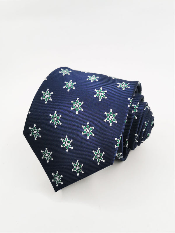 Navy blue tie with ladybugs from La Macarena