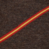 Chaussettes marron à rayures drapeau de l'Espagne