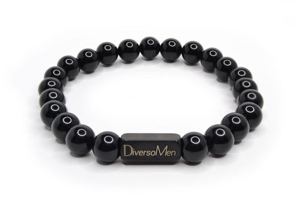 Pulsera básica de Ágata brillante - DiversoMen