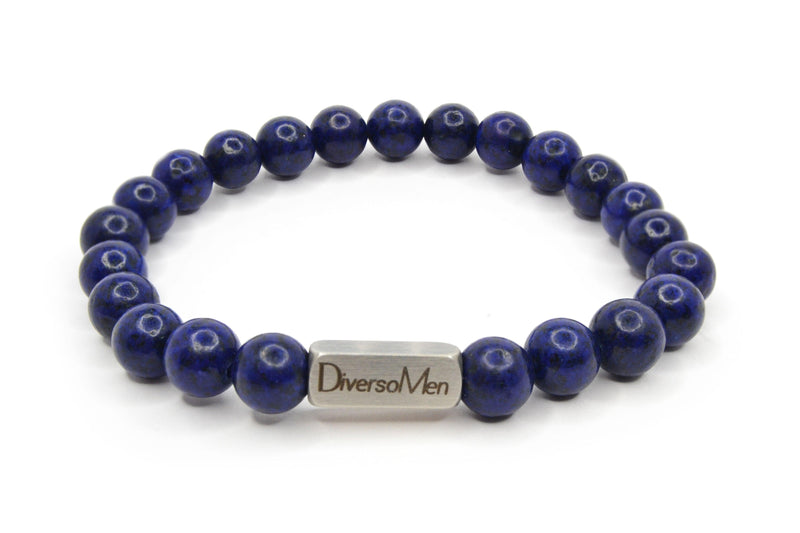 Pulsera básica de Lapislázuli - DiversoMen