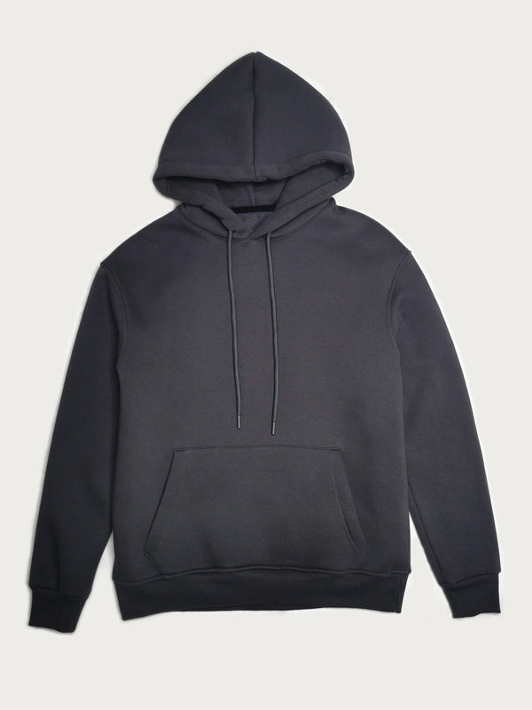 Sudadera polar gris con capucha - S - DiversoMen